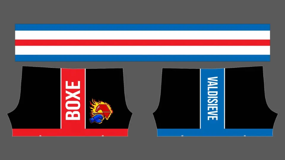 Digitizing boxing shorts pattern for production, custom boxing shorts manufacturing, Wears For You, Sialkot Pakistan