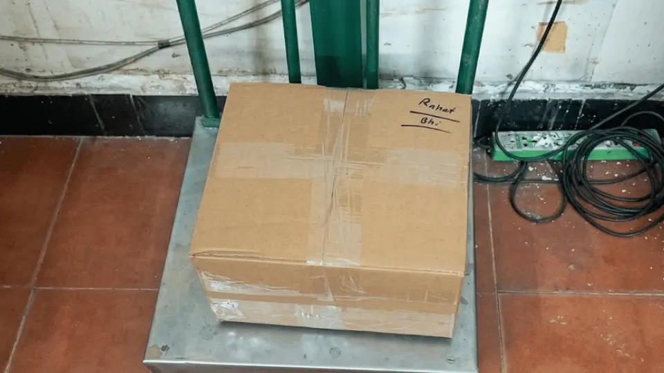 Packed custom boxing shorts ready for DHL shipment, boxing club uniform export, Wears For You, Sialkot Pakistan