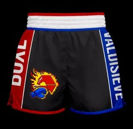 Boxing shorts before sublimation printing, custom boxing shorts manufacturing, Wears For You, Sialkot Pakistan