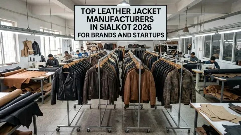 Top 5 Leather Jacket Manufacturers in Sialkot for 2026, Wears For You blog, Sialkot Pakistan