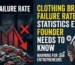 clothing brand failure rate