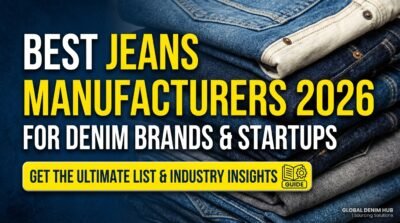 Best jeans manufacturers 2026 for denim brands and startups
